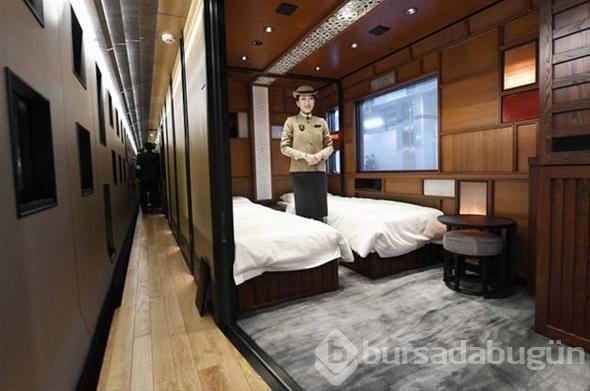 Japonların parmak ısırtan lüks treni!