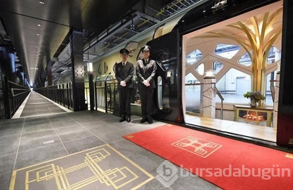 Japonların parmak ısırtan lüks treni!