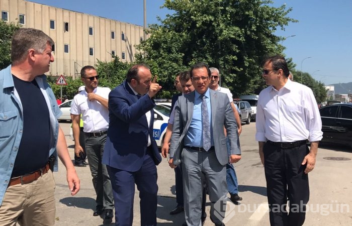 Bursa'da tekstil fabrikasında yangın