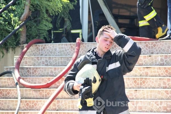 Bursa'da tekstil fabrikasında yangın