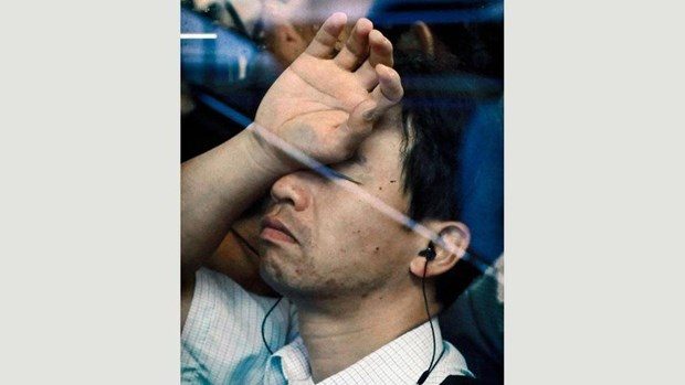 Tokyo metrosundan şiirsel fotoğraflar