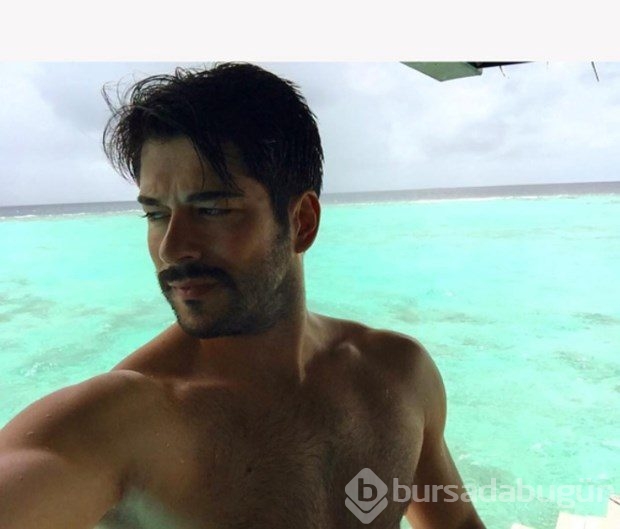 Burak Özçivit ve Fahriye Evcen hamburger sırasında