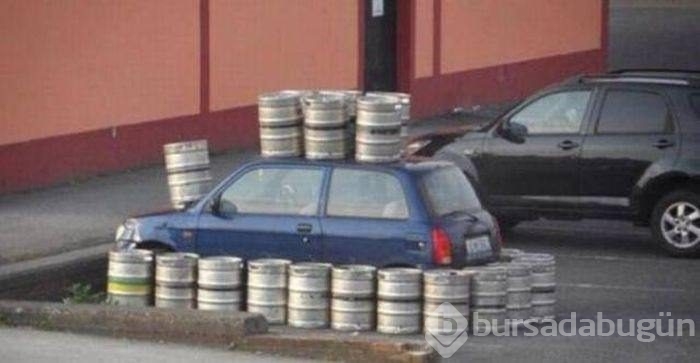Arabalarını gördüklerinde neye uğradıklarını şaşırdılar!