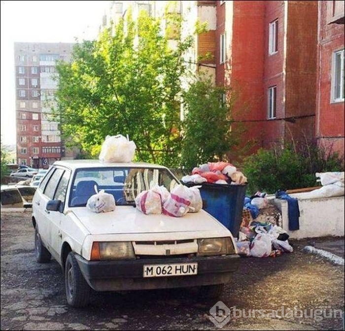 Arabalarını gördüklerinde neye uğradıklarını şaşırdılar!