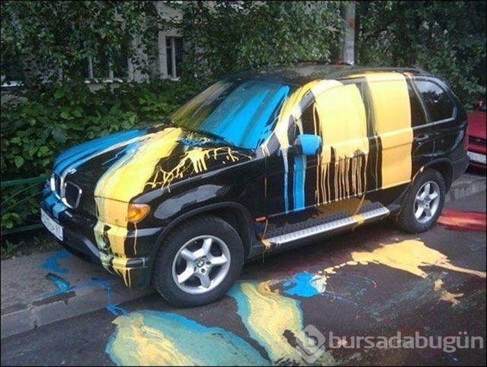 Arabalarını gördüklerinde neye uğradıklarını şaşırdılar!