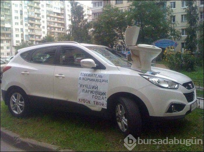 Arabalarını gördüklerinde neye uğradıklarını şaşırdılar!