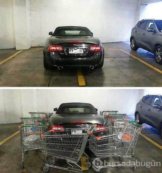 Arabalarını gördüklerinde neye uğradıklarını şaşırdılar!