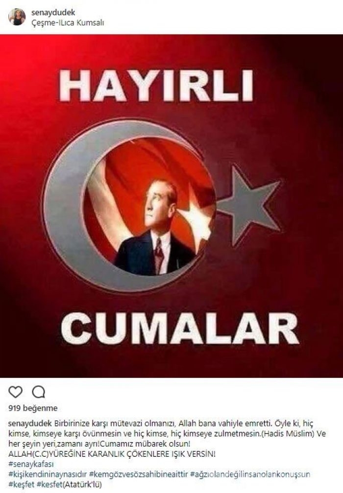 Ünlü isimlerin Instagram paylaşımları (07.07.2017)