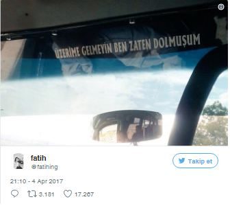 Yolculukla ilgili atılmış komik tweetler