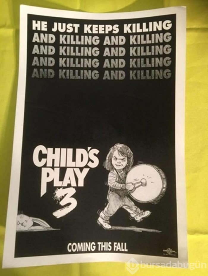 Chucky'nin kullanılmayan afişleri yayınlandı