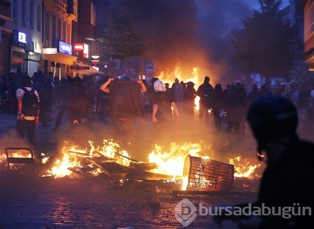Hamburg'daki G20 protestoları 2. gününde de aralıksız sürdü: Çatışma, yağma, gözaltı