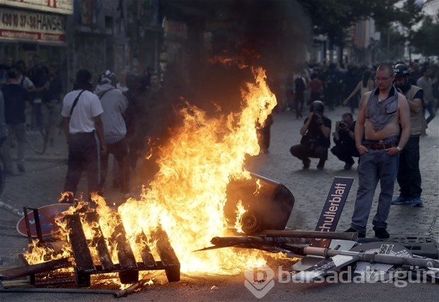 Hamburg'daki G20 protestoları 2. gününde de aralıksız sürdü: Çatışma, yağma, gözaltı