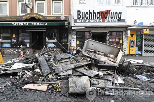Hamburg'daki G20 protestoları 2. gününde de aralıksız sürdü: Çatışma, yağma, gözaltı