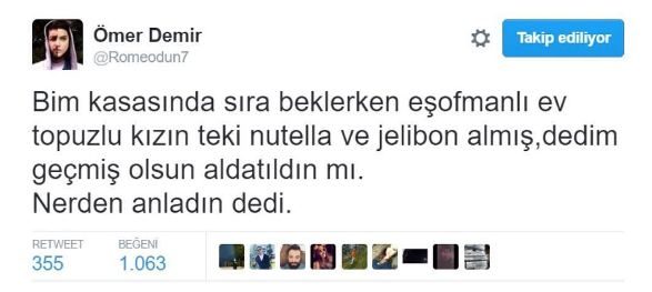 Sizi güldürecek tweetler
