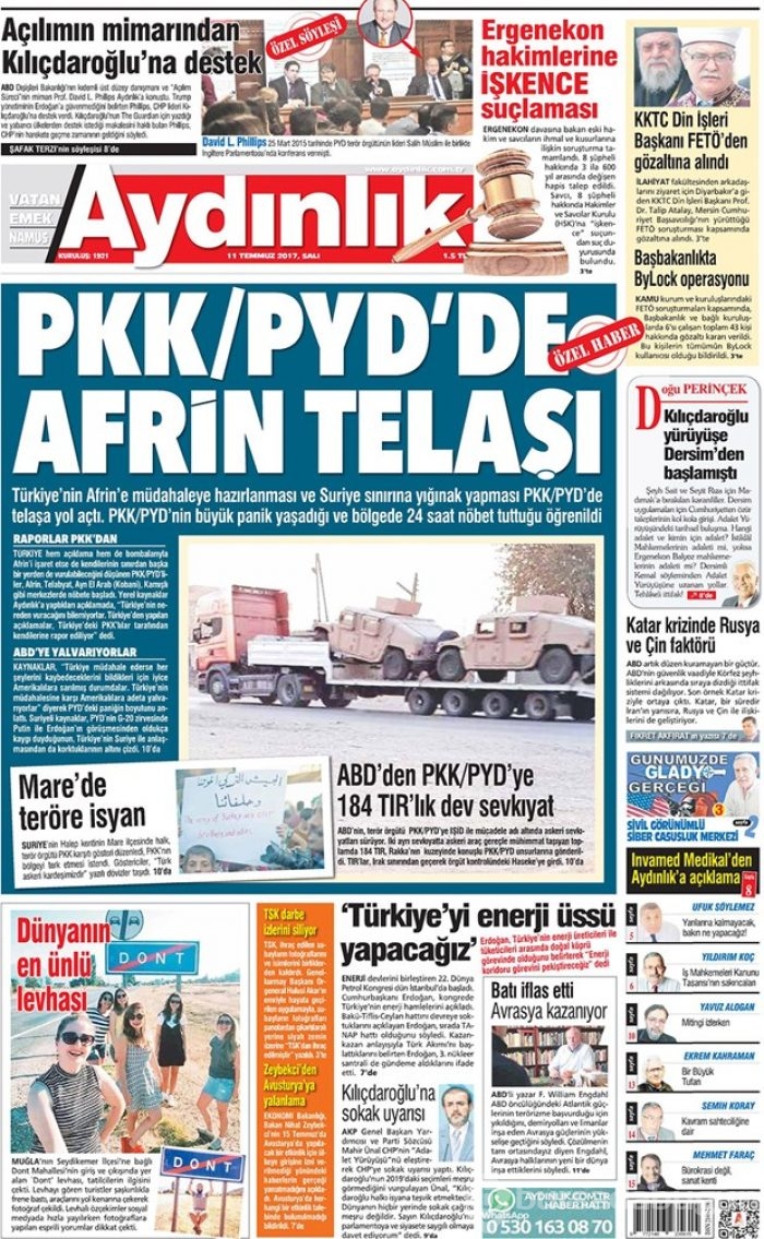 Günün gazete manşetleri 11 Temmuz 2017
