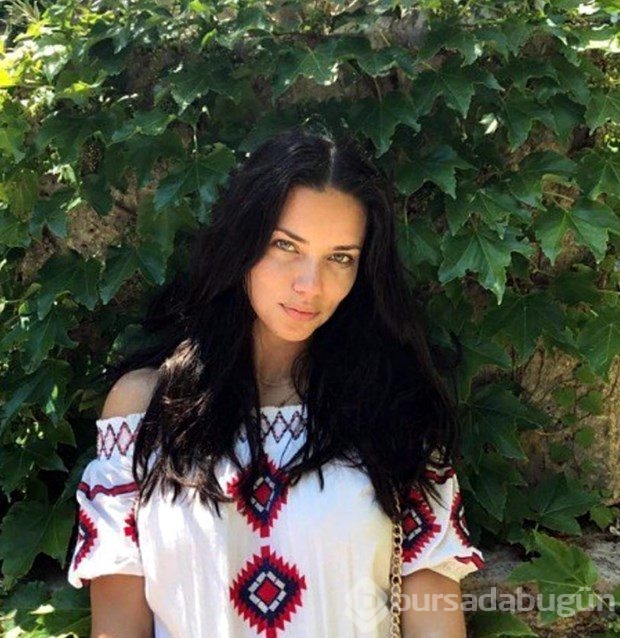 Adriana Lima ve Metin Hara Bodrum'da elele