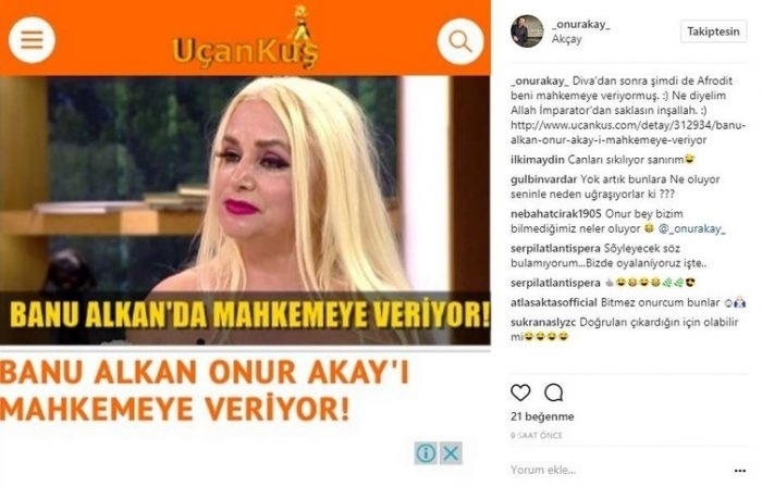 Ünlü isimlerin Instagram paylaşımları (11.07.2017)