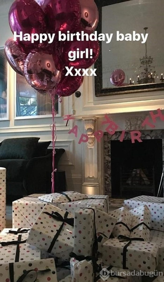 Harper Beckham'a prenses gibi kutlama