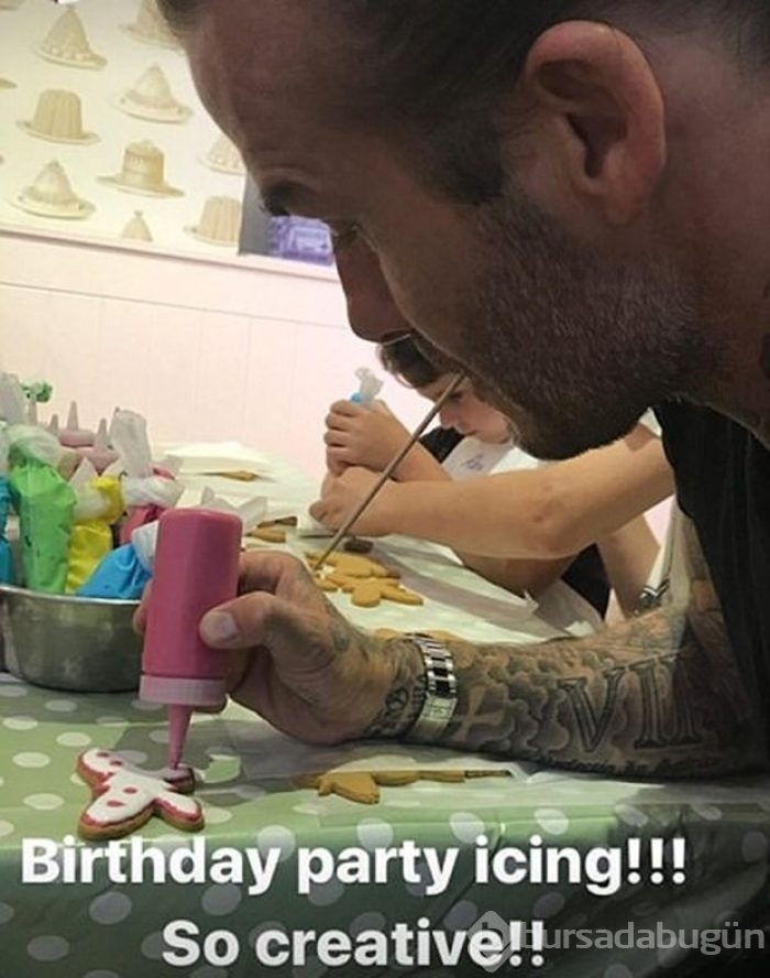 Harper Beckham'a prenses gibi kutlama