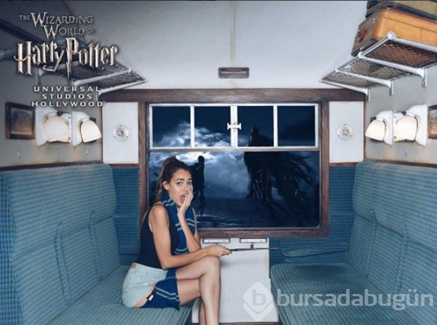 Dilan Çiçek Deniz'den Harry Potter ve Örümcek Adam stüdyolarına ziyaret
