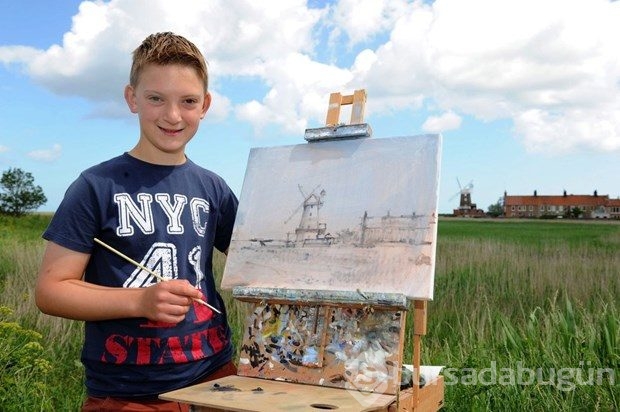 'Minik Monet' Kieron Williamson milyoner oldu