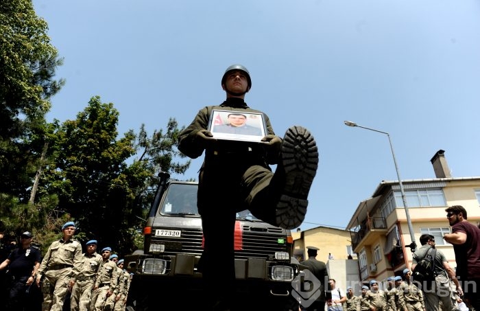 Bursa'da şehide son görev 