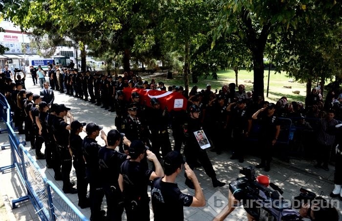 Bursa'da şehide son görev 