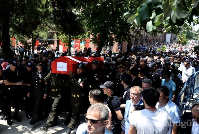 Bursa'da şehide son görev 