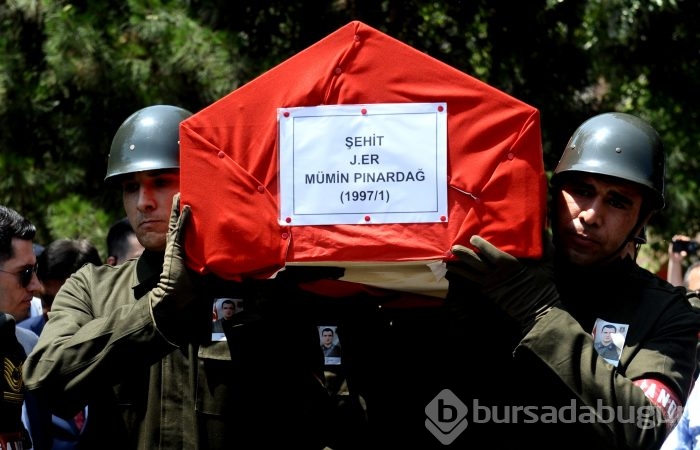 Bursa'da şehide son görev 