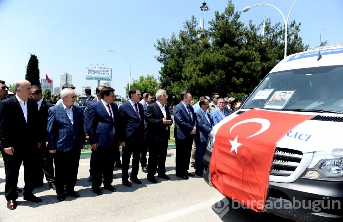 Bursa'da şehide son görev 