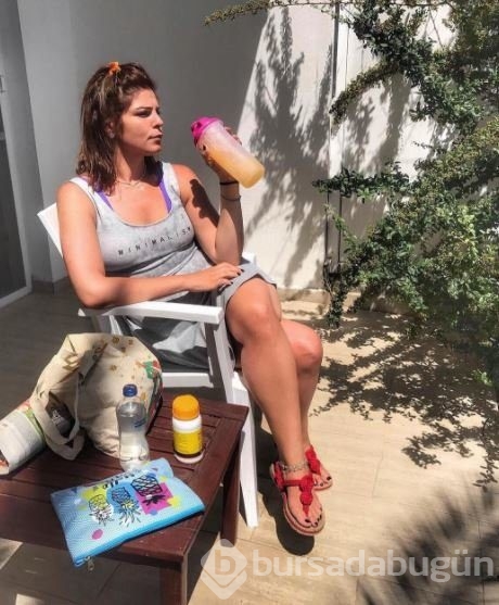Pelin Öztekin'in keyfi yerinde
