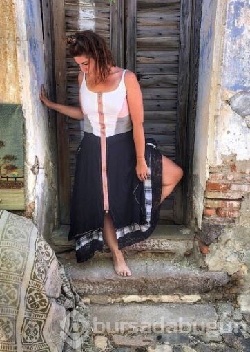 Pelin Öztekin'in keyfi yerinde