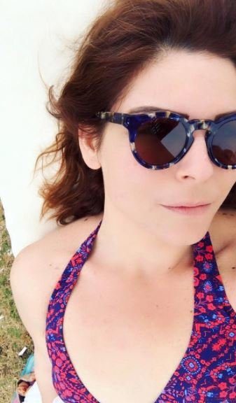 Pelin Öztekin'in keyfi yerinde