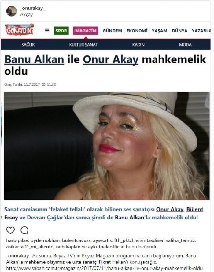 Ünlü isimlerin Instagram paylaşımları (13.07.2017)