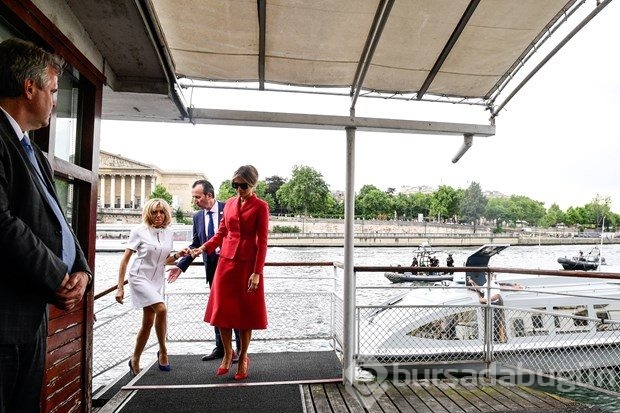 Macron, Trump için Eyfel Kulesi'ni kapattı