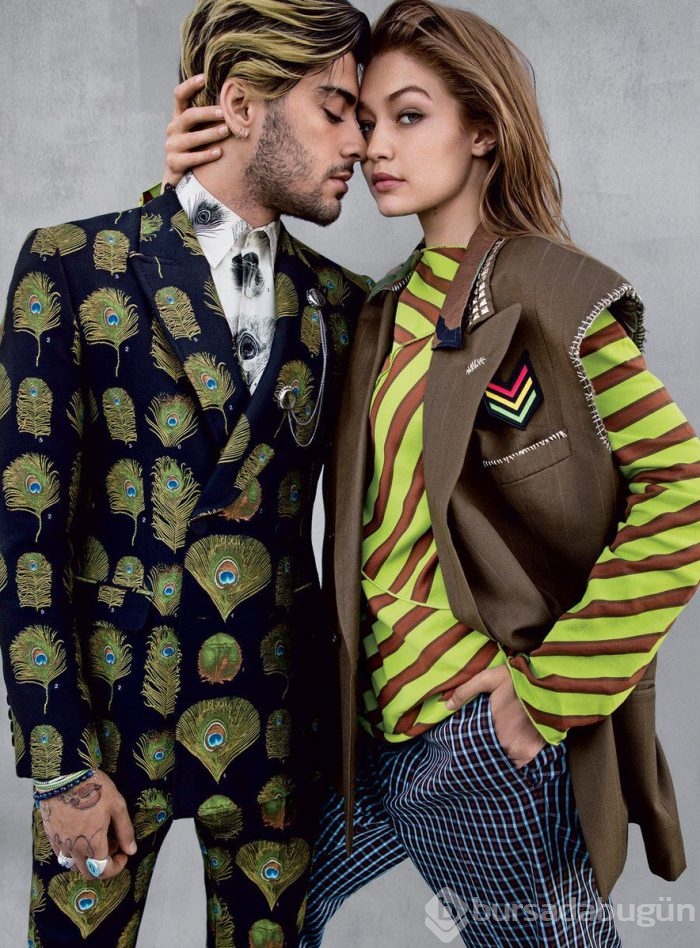 Zayn Malik ve Gigi Hadid 'Vogue' Dergisinin Kapağında!