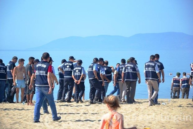 Sarımsaklı Plajı'na hava destekli operasyon