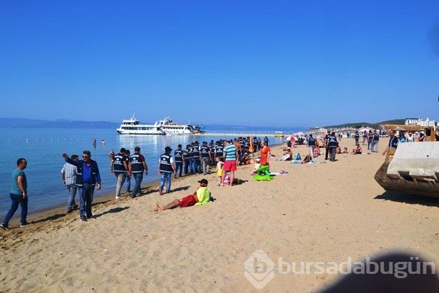 Sarımsaklı Plajı'na hava destekli operasyon
