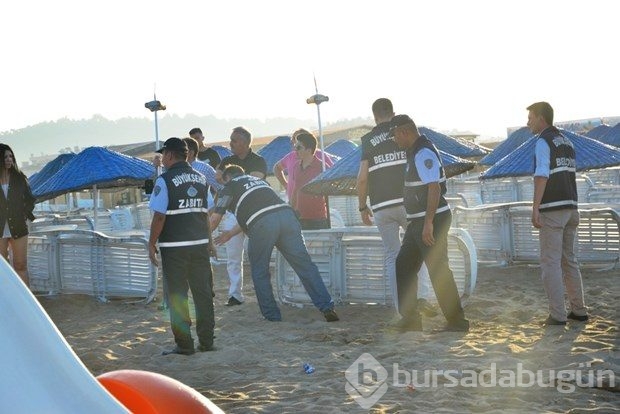 Sarımsaklı Plajı'na hava destekli operasyon