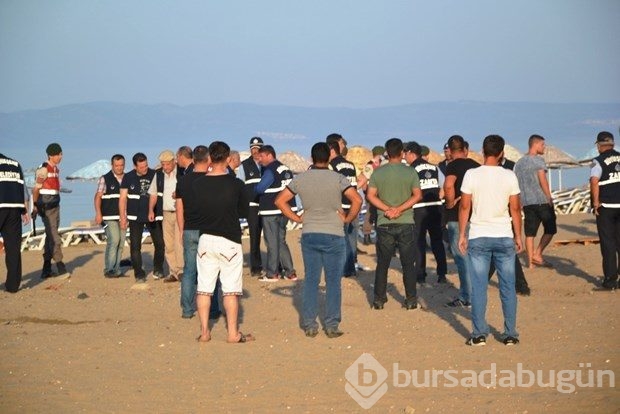 Sarımsaklı Plajı'na hava destekli operasyon