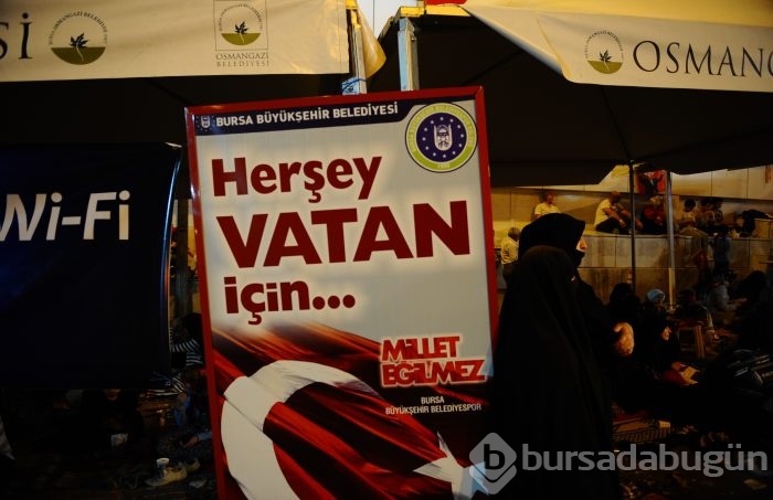 Bursa 15 Temmuz'un yıl dönümünde meydanda olacak	
