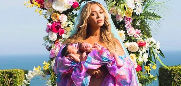 Beyonce'nin ikizleri ilk kez görüldü