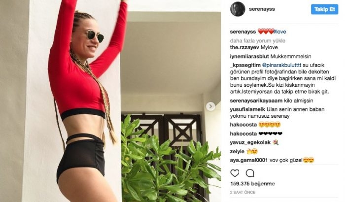 Serenay Sarıkaya nefes kesti