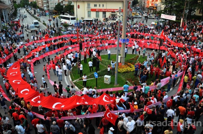 Bursa ayakta! İşte o 'an'lar...