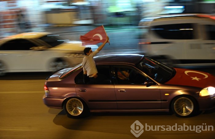 Bursa ayakta! İşte o 'an'lar...