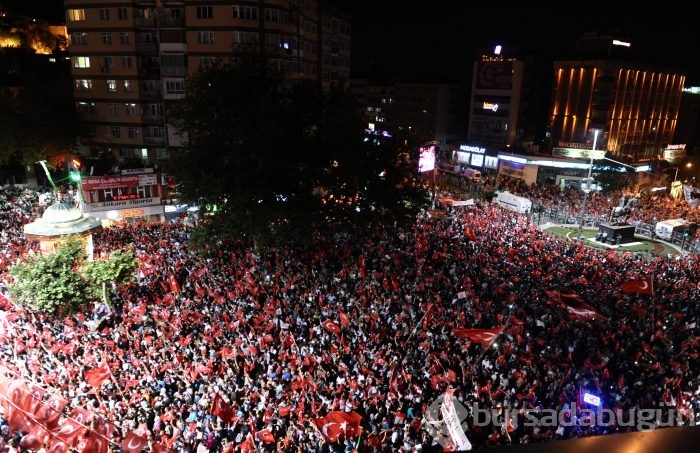Bursa ayakta! İşte o 'an'lar...