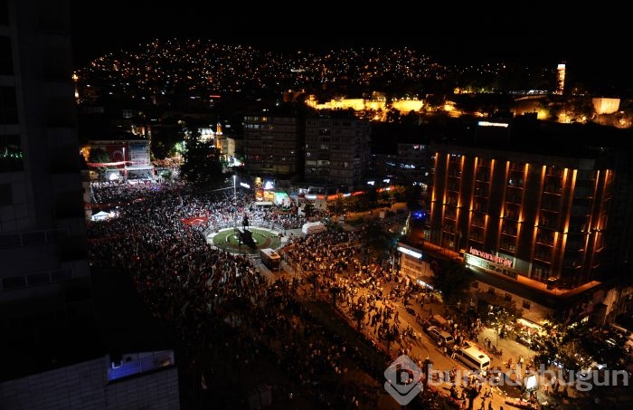 Bursa ayakta! İşte o 'an'lar...
