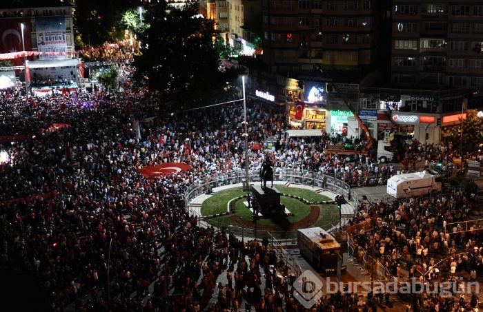 Bursa ayakta! İşte o 'an'lar...