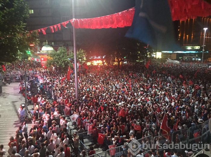 Bursa ayakta! İşte o 'an'lar...
