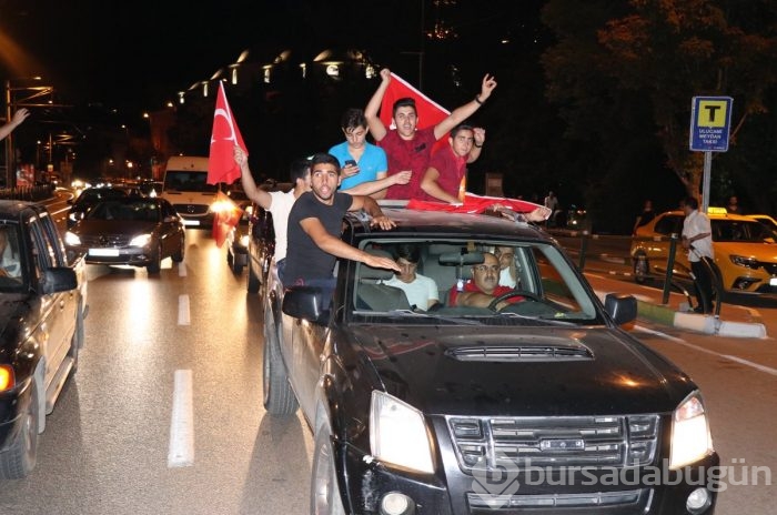 Bursa ayakta! İşte o 'an'lar...